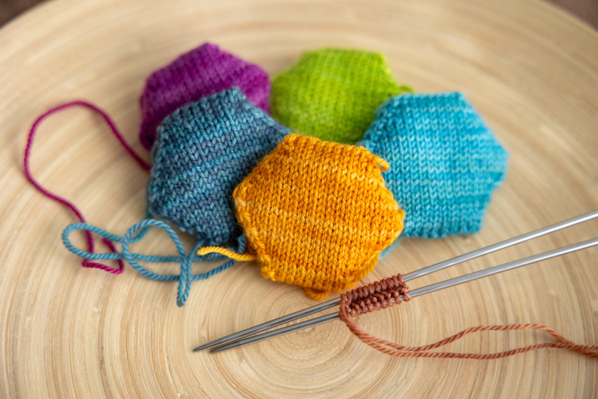 Hexi-puffs Scrap-busting projects