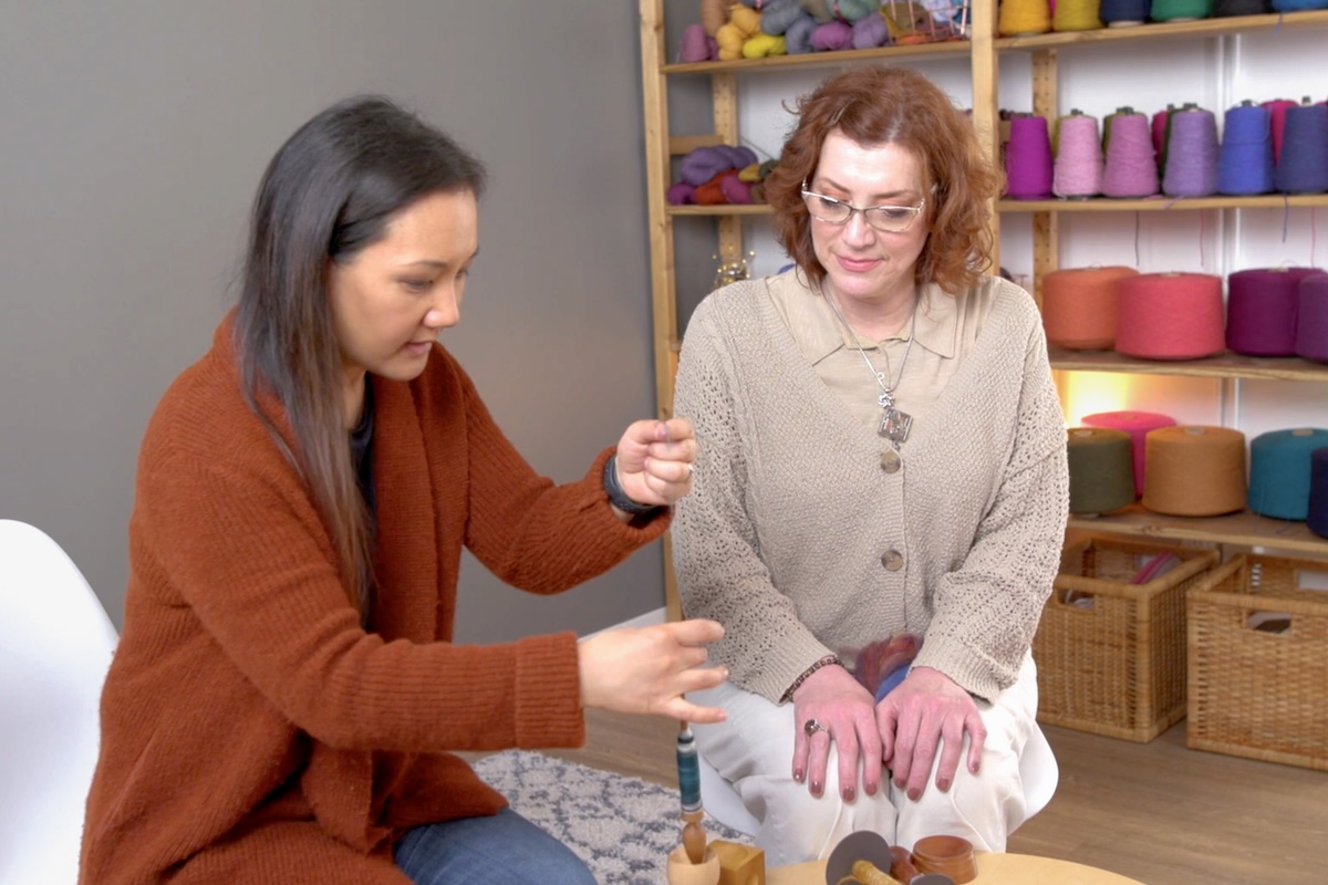 Debbie coaching Felicia