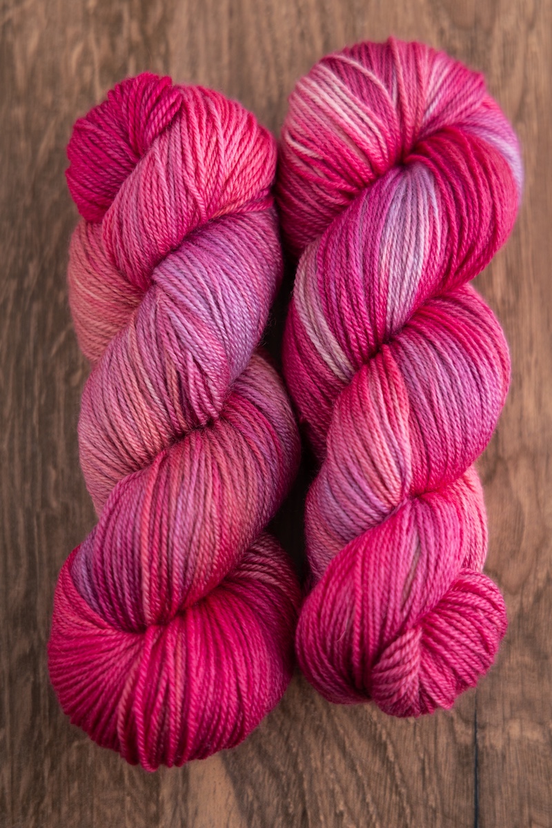 hand dyed yarn skeins by SweetGeorgia in So Kawaii