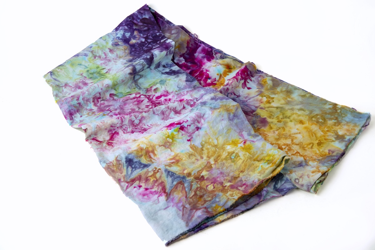 iced dyed fabric