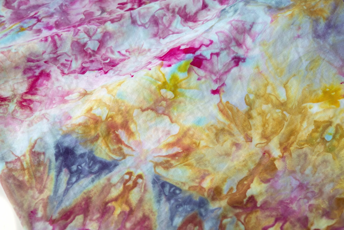 iced dyed fabric