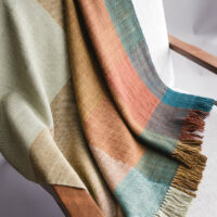 Felicia Lo's Double-Width Doubleweave blanket pattern in WEFT Magazine