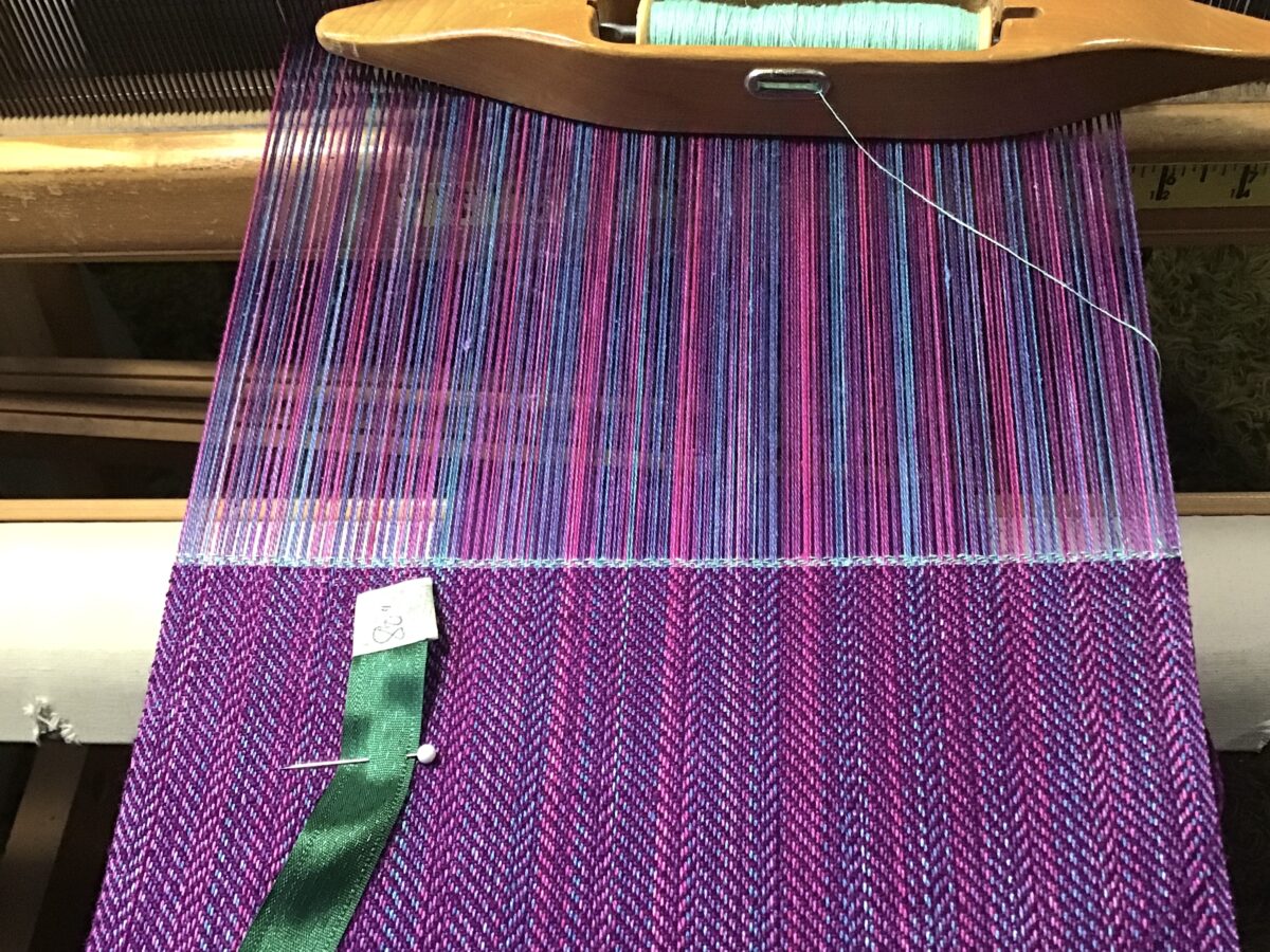 No hemstitching before fringe on loom 