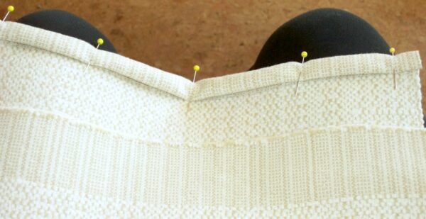 step 3- pin entire edge