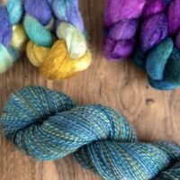 wool and flax yarn