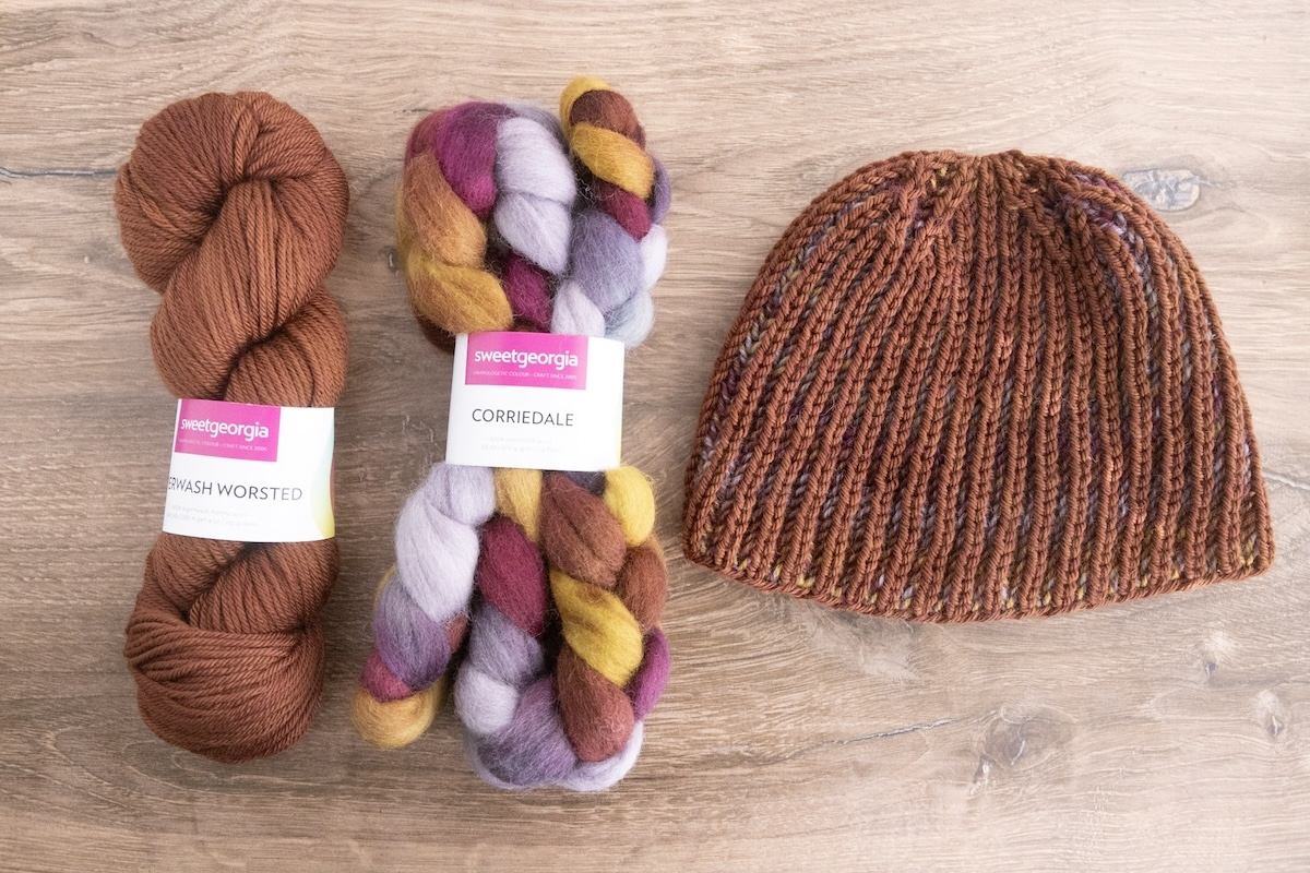 Spin to knit a hat 