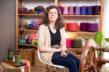 Spinning instructor Diana Twiss