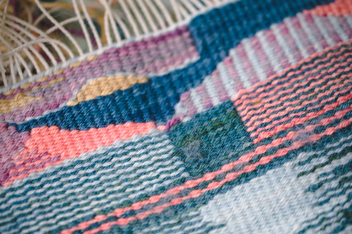 Handwoven tapestry by Janna.