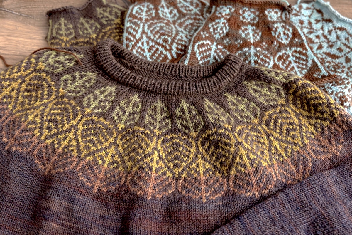Falling Leaves pullover
