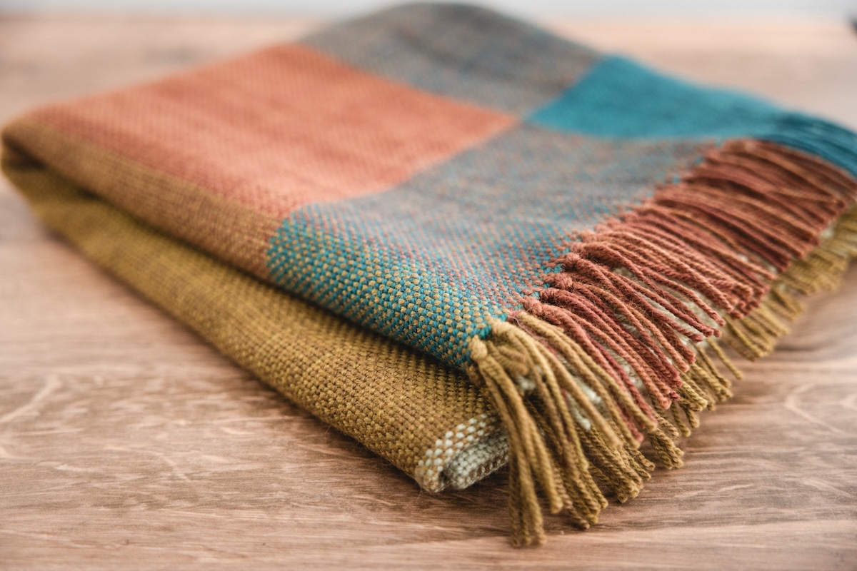 Minimalist Double Weave Blanket