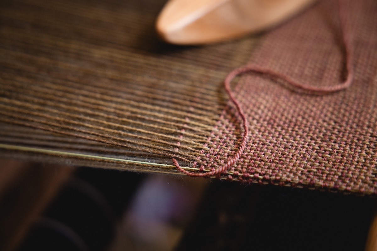 Minimalist Double Weave Blanket
