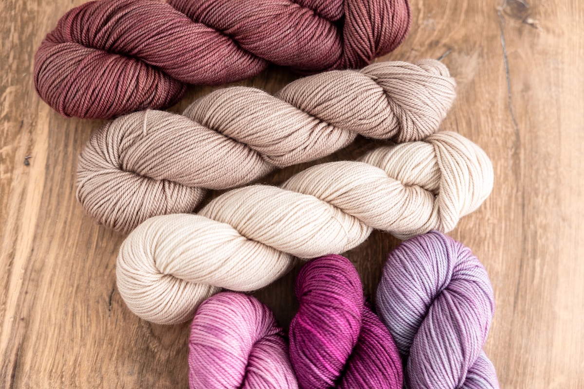 SweetGeorgia Superwash DK yarns