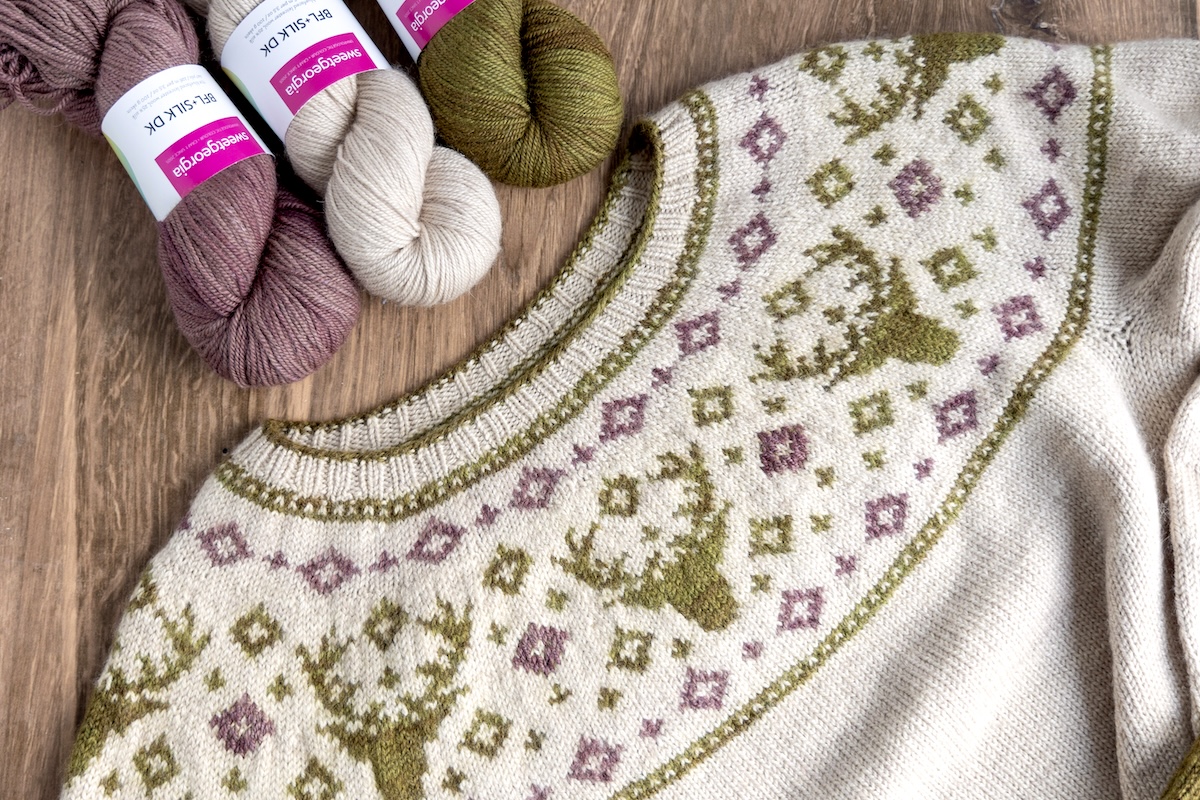 Colourwork sweater by Caitlin Shepherd