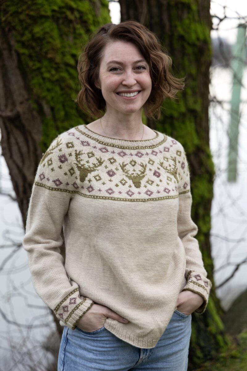 sweater front view
