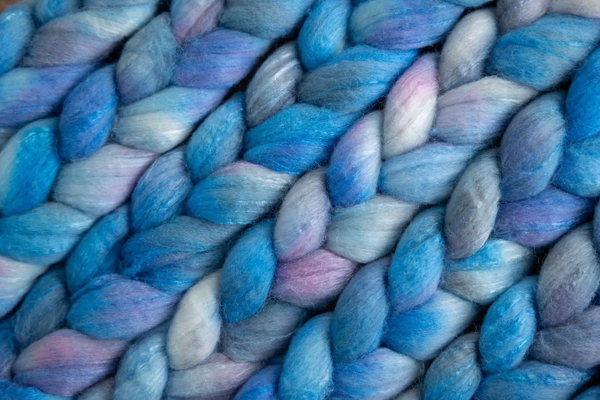 Secret Stash Club June 2025 fibre colourway reveal: Crystal Shard