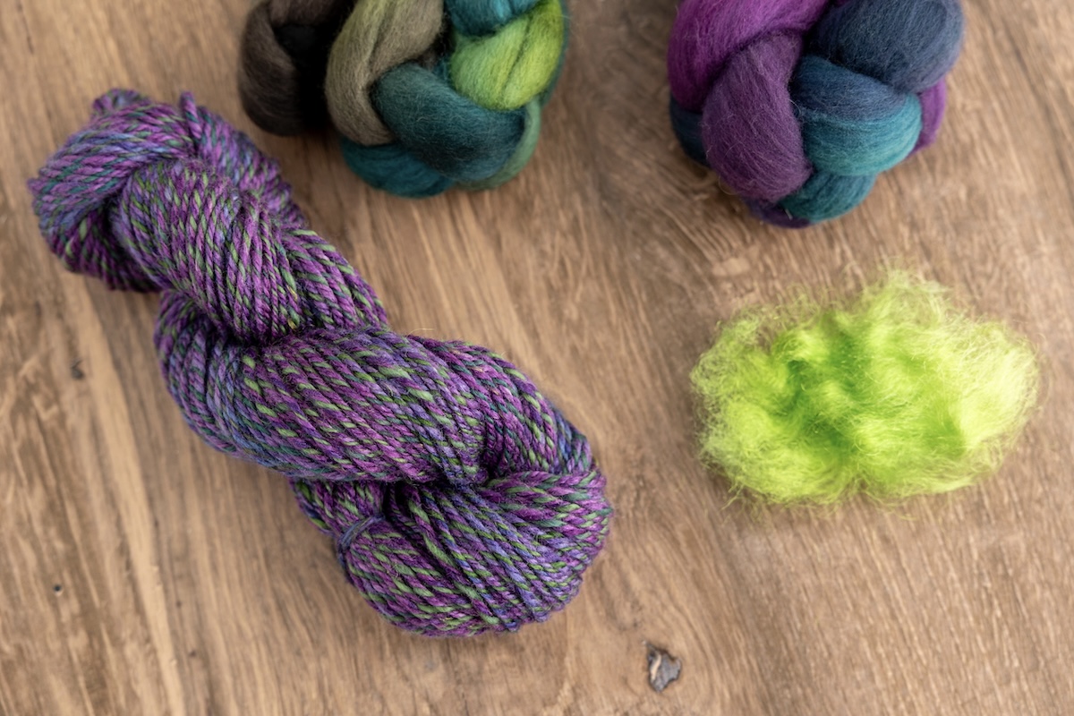 Kim McKenna's handspun yarns 