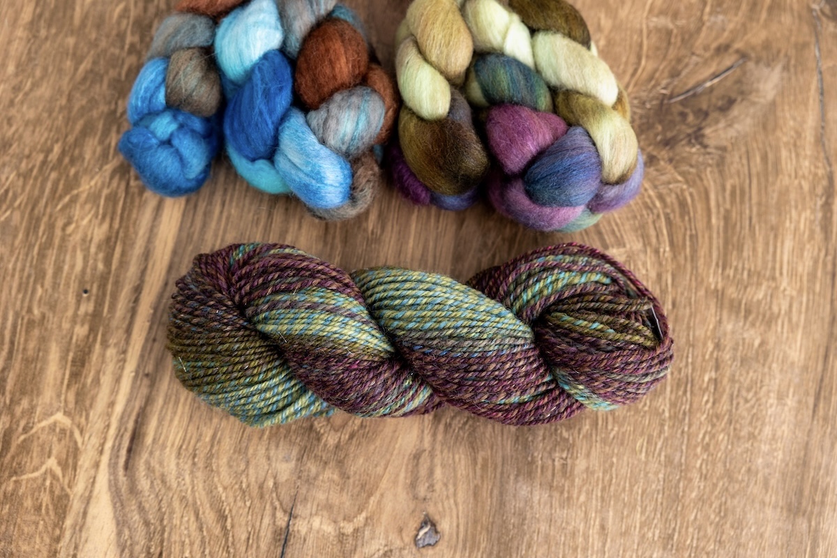 Kim McKenna's handspun yarns 