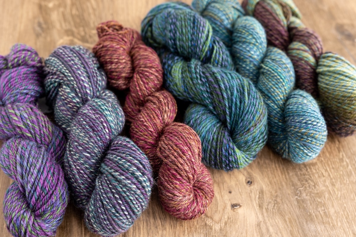 Kim McKenna's handspun yarns 