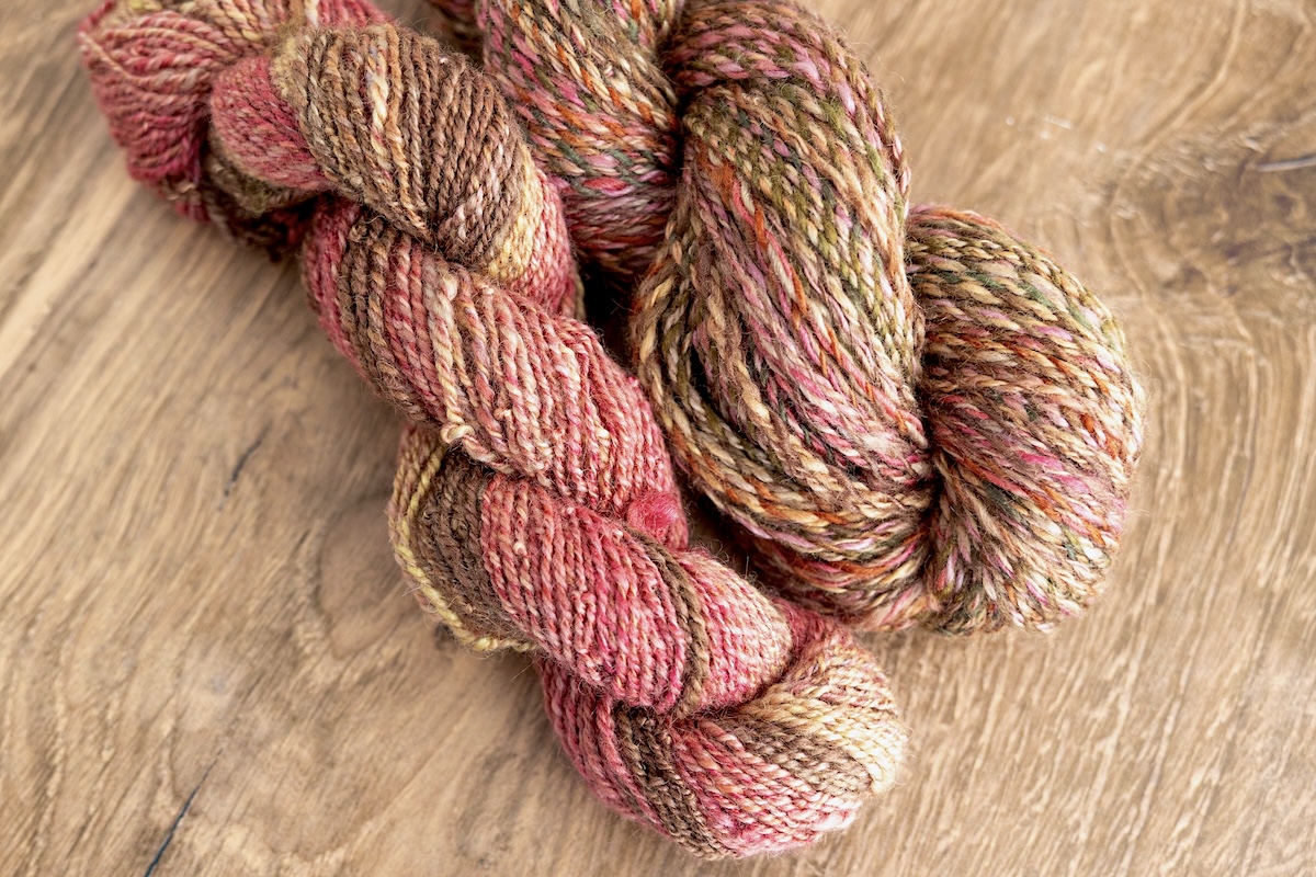 Handspun yarn for socks