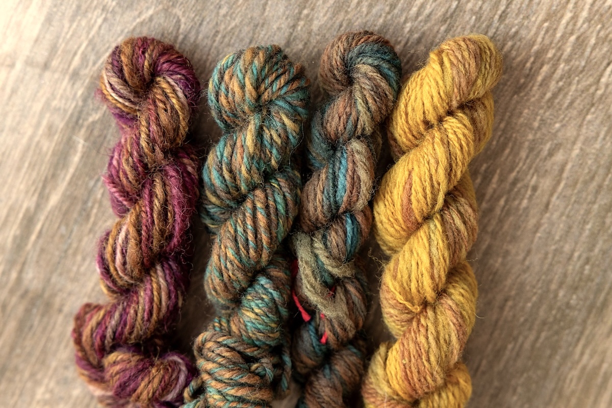 different plied yarns 