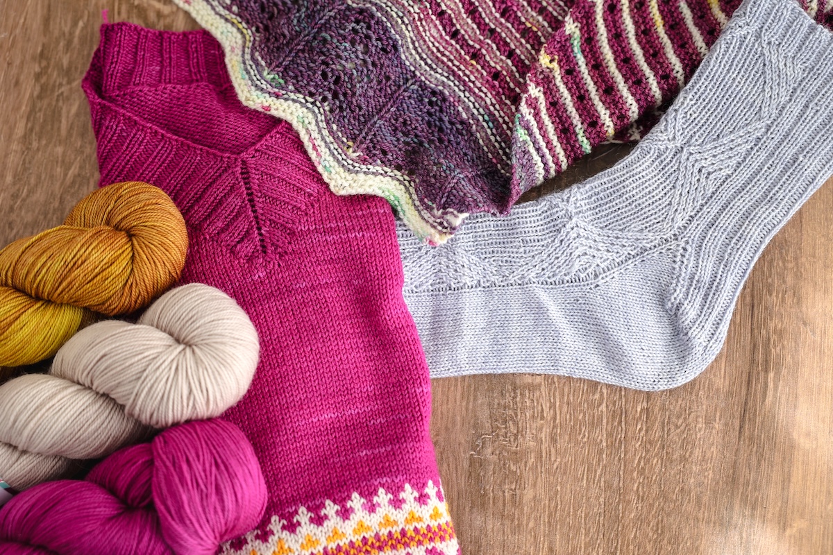 Tough Love Sock for sweaters, shawls, and socks 