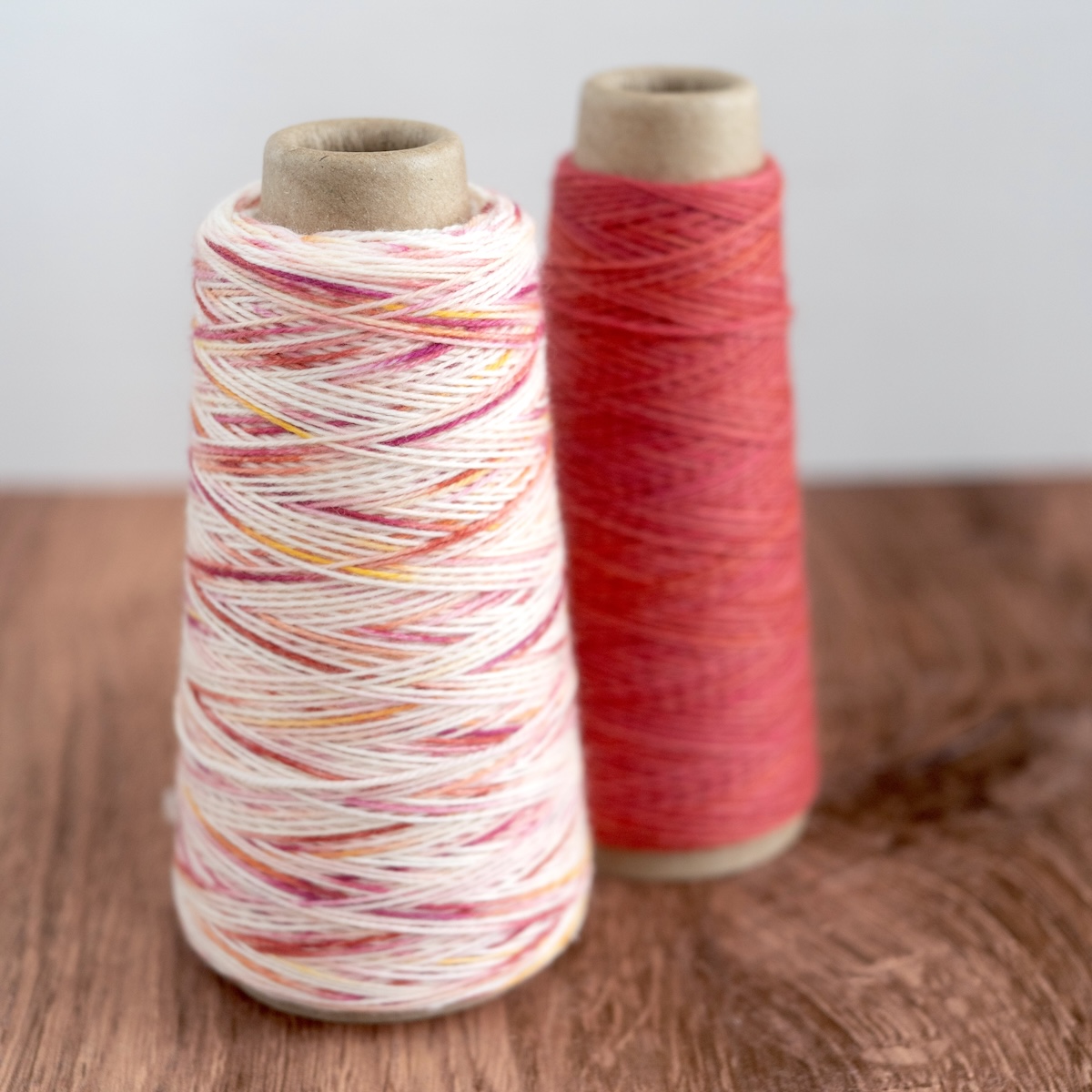 Cones of yarn 