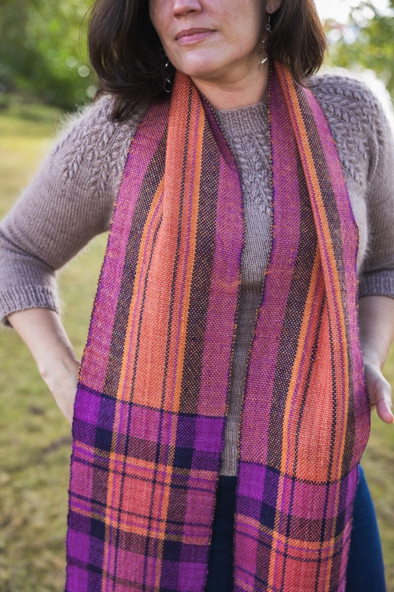 Striped and Plaid scarf