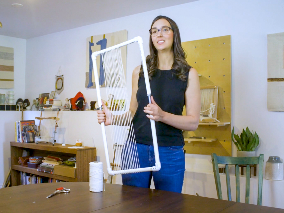 Janna and PVC loom