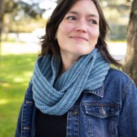 Styling the Barbara cowl worn double looped