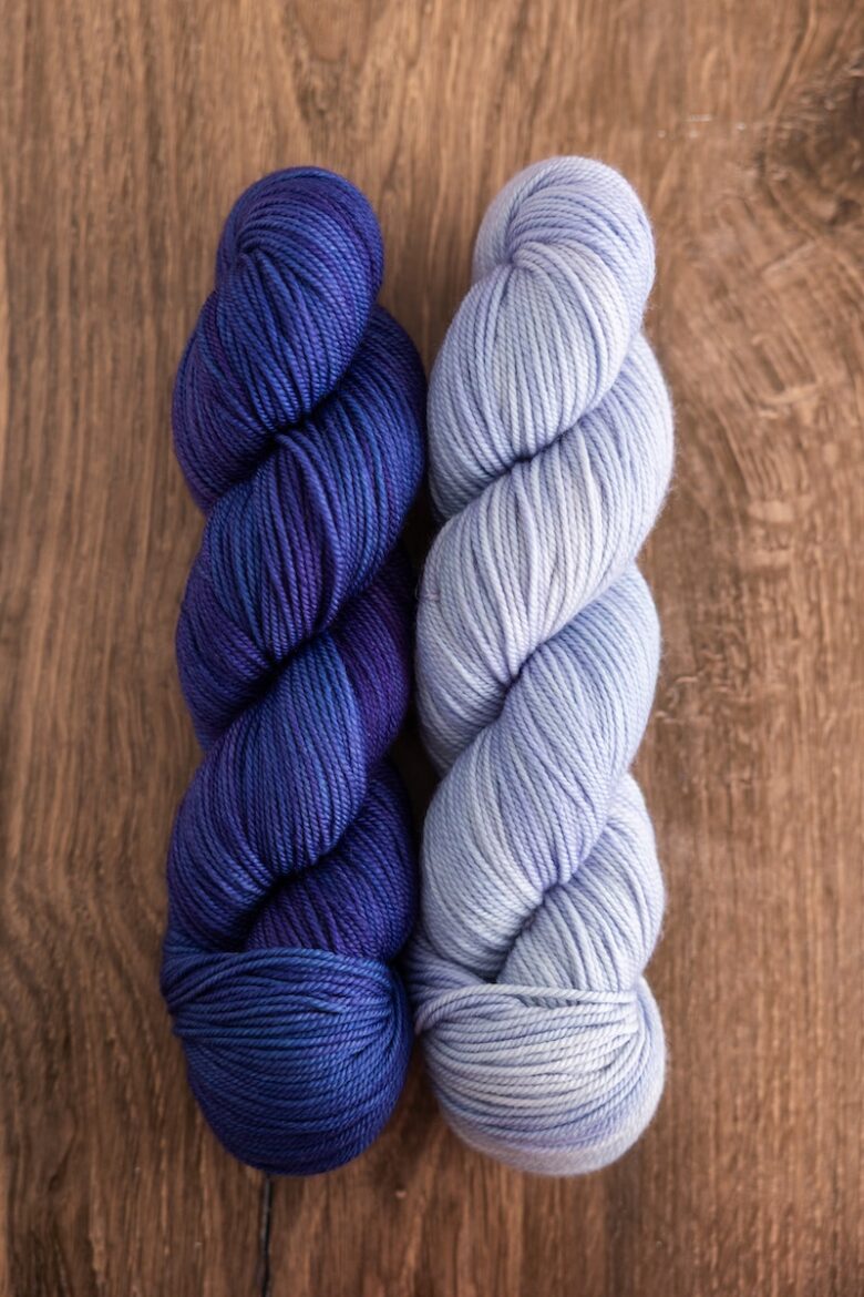 SweetGeorgia Merino DK yarn skeins