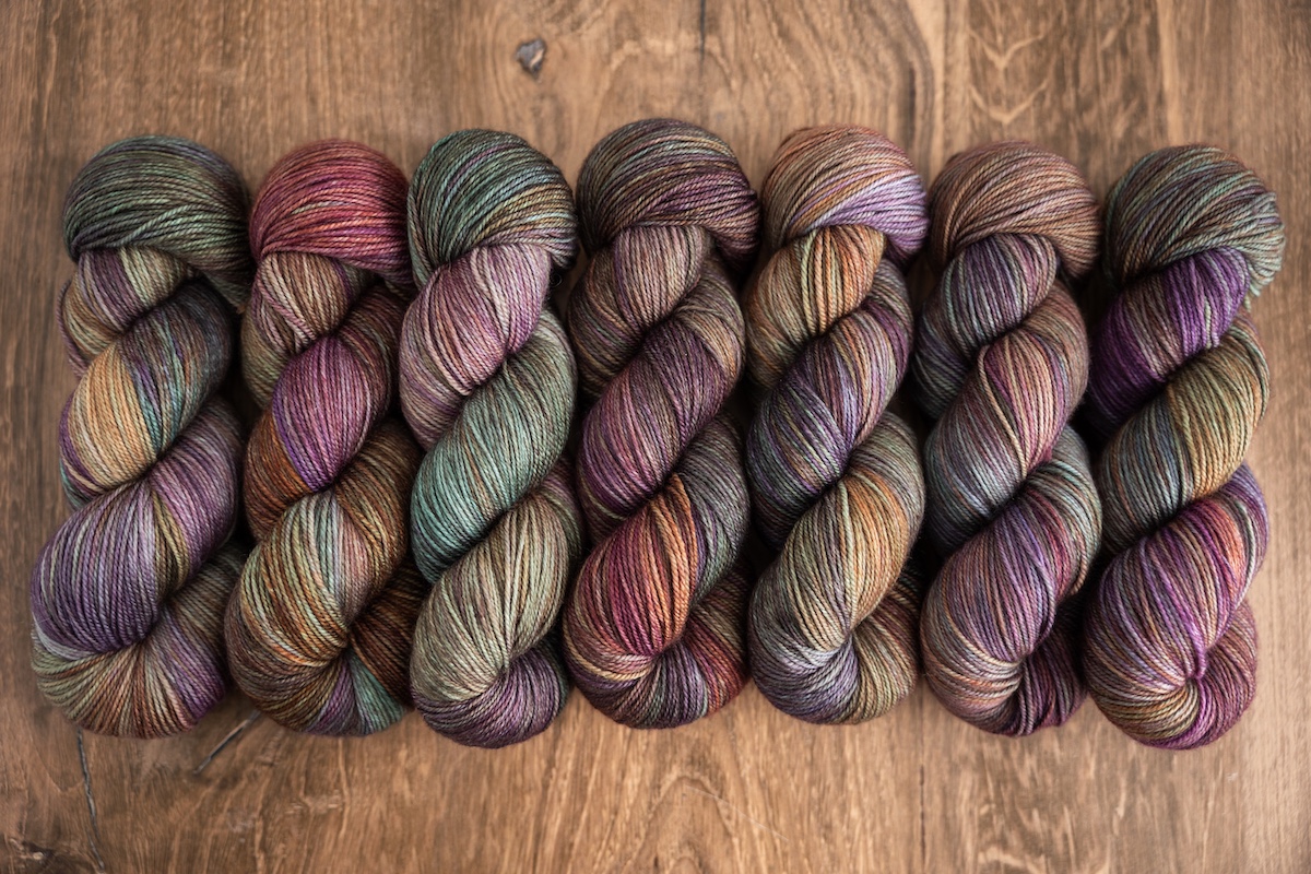 hand-dyed yarn