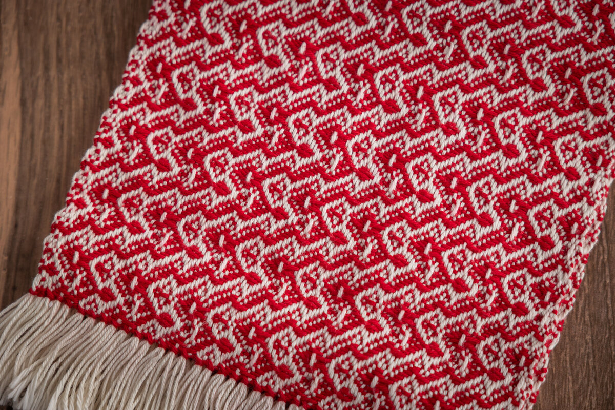 8-shaft treadling variation