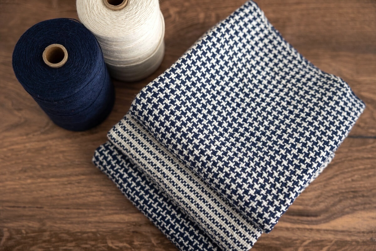 Breakfast Towels white and blue