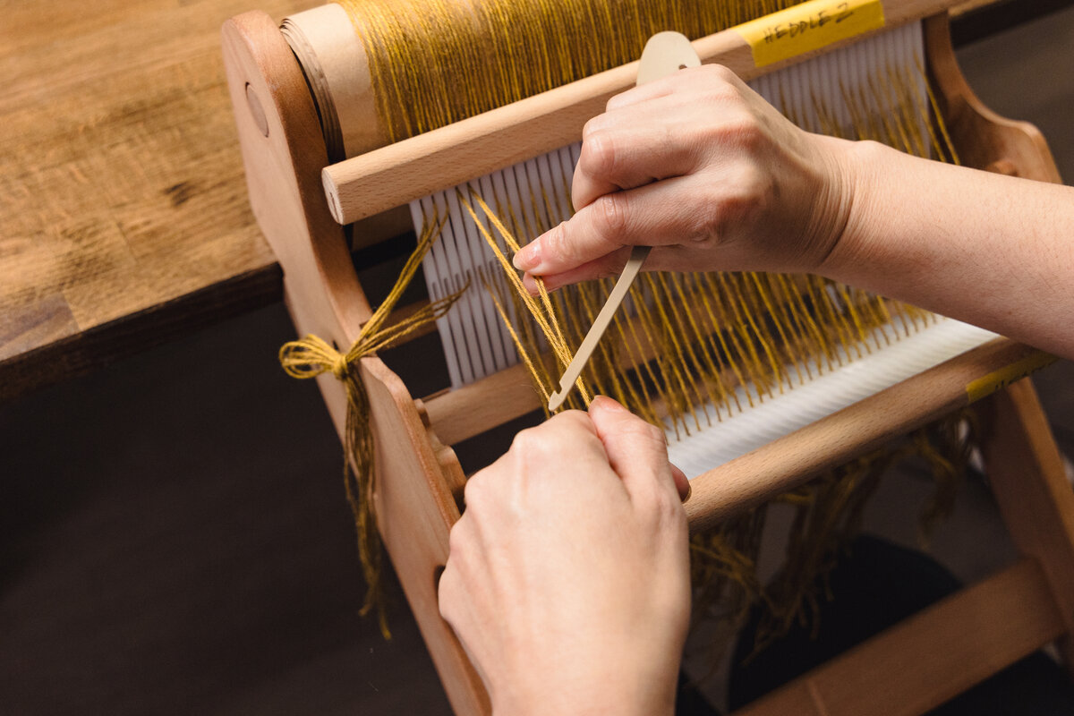 Two Heddle Twills with Amanda Wood — Warping a Rigid Heddle Loom