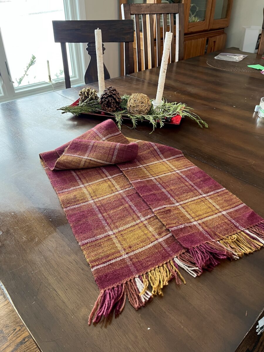 Janet Overman Shoreline Checks Scarf