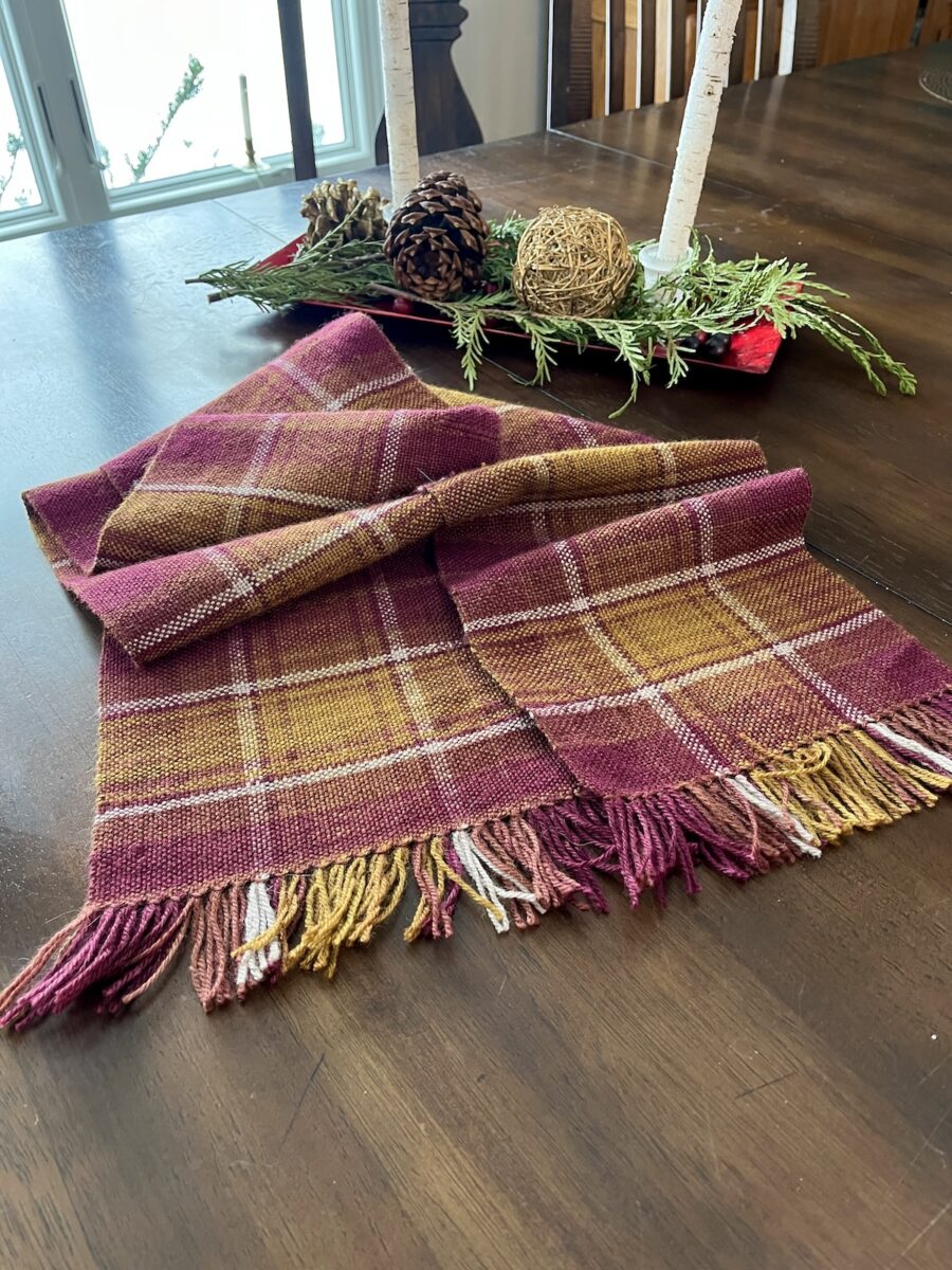 Janet Overman Shoreline Checks Scarf