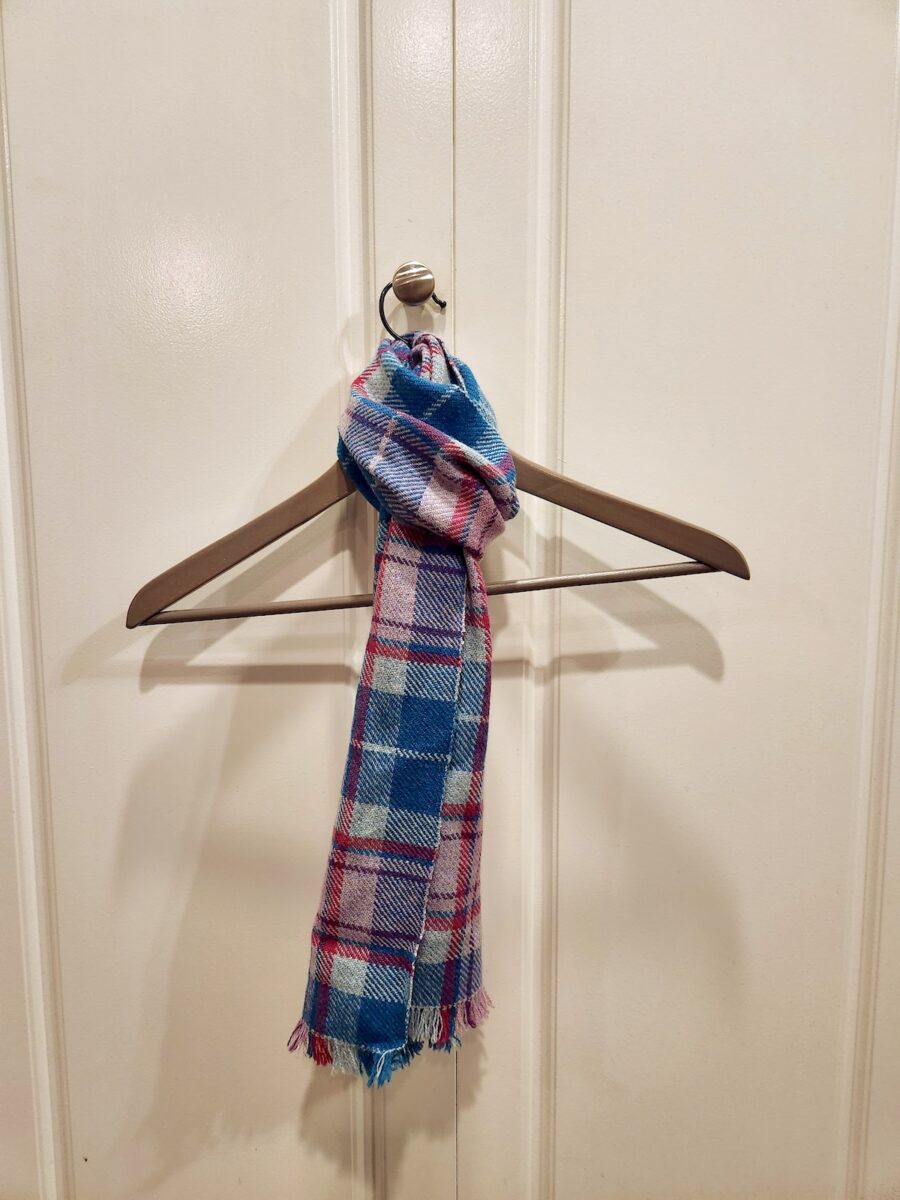 Kira S. Pacific Plaid Scarf