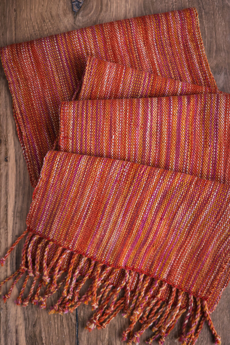 Colour Field Scarf handwoven 