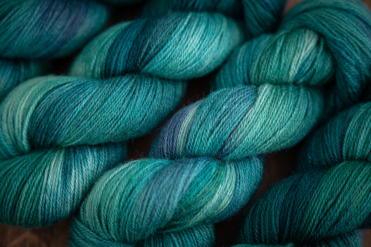 hand dyed sweetgeorgia yarn club