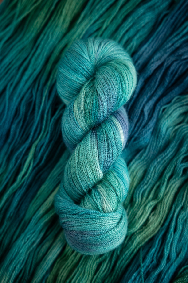 hand dyed sweetgeorgia yarn club
