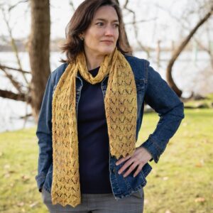 lace scarf knitting pattern