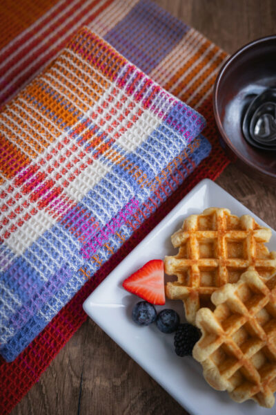 Design and weaving by Felicia Lo Woven in Maurice Brassard 8/2 Cotton