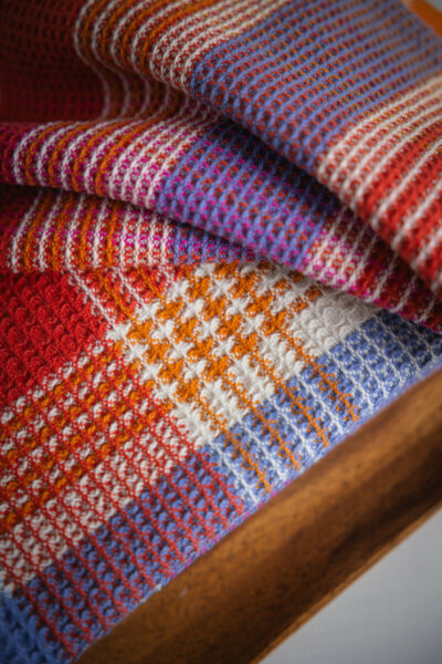 Design and weaving by Felicia Lo Woven in Maurice Brassard 8/2 Cotton