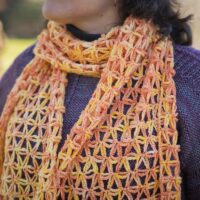 Crochet scarf in Club yarn