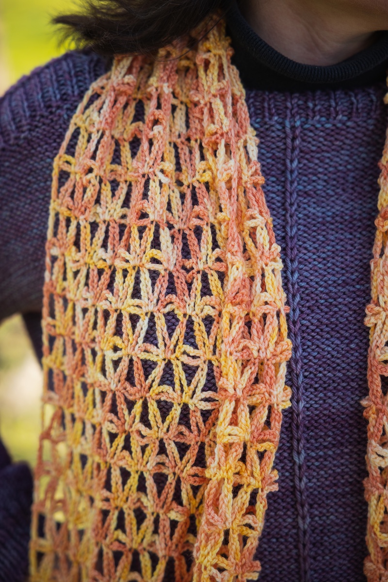 Crochet scarf in Club yarn