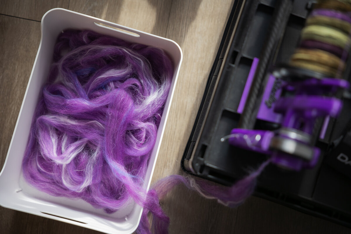 Felicia's bast and wool blend