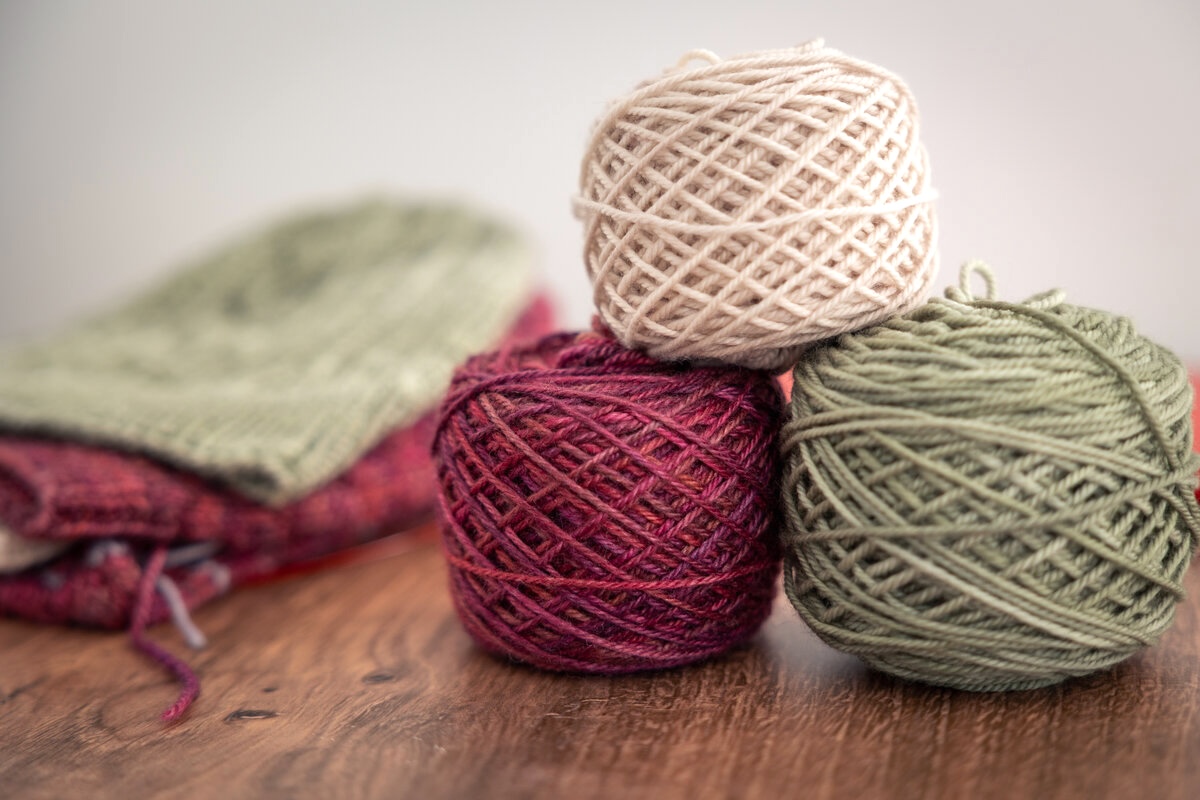 SweetGeorgia yarns wound up