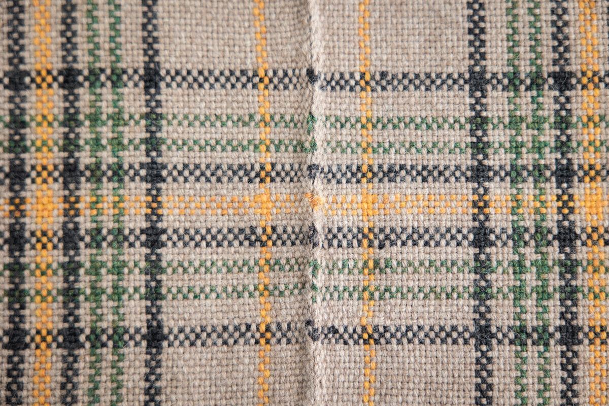 Seamed poncho