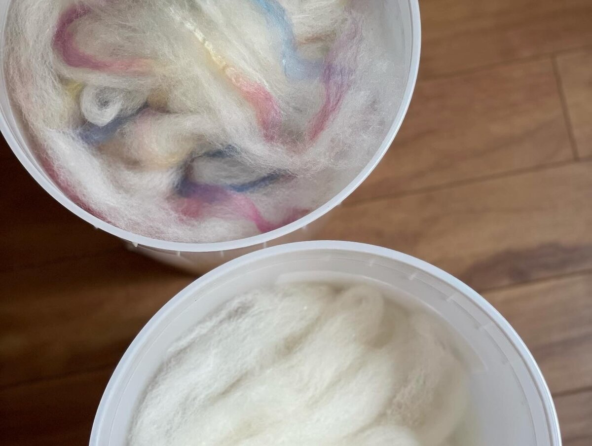 Greta's prepared fibre