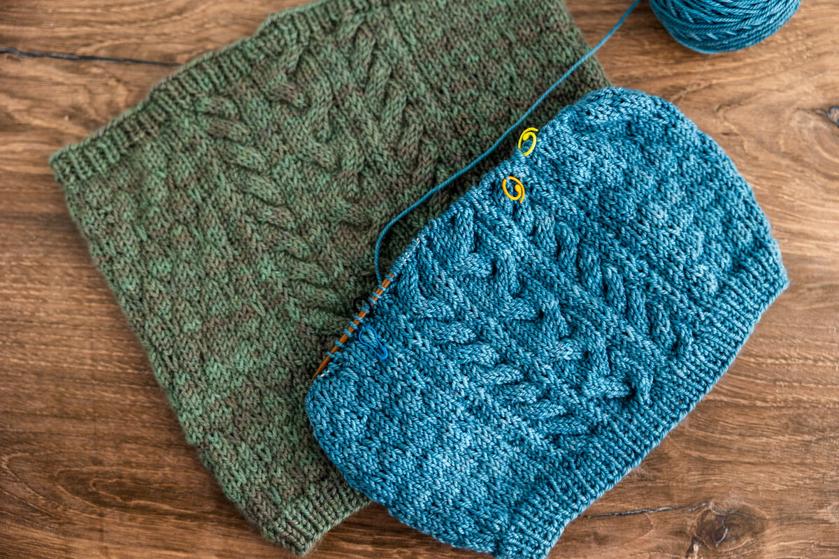 Horseshoe Bay Cowl WIP